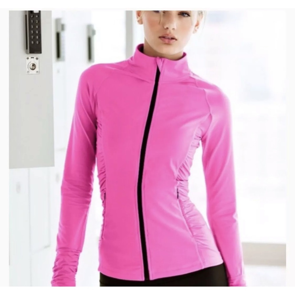 Original pre-owned VICTORIA’s SECRET VSX VS SPORT PINK ZIP JACKET  XS